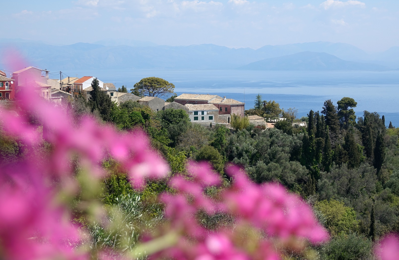 corfu visit village